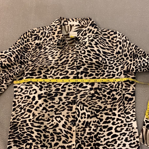 Chicos animal print shirt, size small - Picture 6 of 13